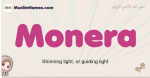 Monera muslim girls name and meaning, islamic girls name Monera