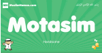 Motasim arabic boys name and meaning, quranic boys name Motasim