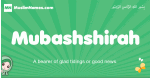Mubashshirah arabic girl name and meaning, quranic girls name Mubashshirah