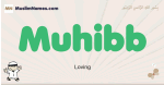 Muhibb muslim boys name and meaning, islamic boys name Muhibb