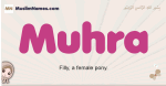 Muhra muslim girls name and meaning, islamic girls name Muhra
