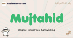 Mujtahid muslim boys name and meaning, islamic boys name Mujtahid