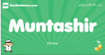 Muntashir arabic boys name and meaning, quranic boys name Muntashir