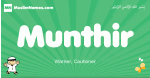 Munthir arabic boys name and meaning, quranic boys name Munthir