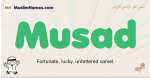 Musad muslim boys name and meaning, islamic boys name Musad
