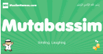 Mutabassim arabic boys name and meaning, quranic boys name Mutabassim