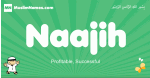 Naajih arabic boys name and meaning, quranic boys name Naajih
