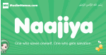 Naajiya arabic girl name and meaning, quranic girls name Naajiya