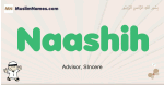 Naashih muslim boys name and meaning, islamic boys name Naashih