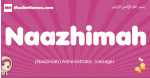 Naazhimah arabic girls name and meaning, muslim girl name Naazhimah