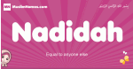 Nadidah arabic girls name and meaning, quranic girls name Nadidah