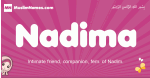 Nadima arabic girls name and meaning, muslim girl name Nadima
