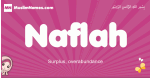 Naflah arabic girls name and meaning, muslim girl name Naflah