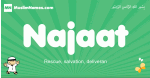 Najaat arabic boys name and meaning, quranic boys name Najaat