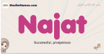 Najat muslim girls name and meaning, islamic girls name Najat