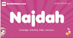 Najdah arabic girls name and meaning, muslim girl name Najdah