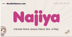 Najiya muslim girls name and meaning, islamic girls name Najiya