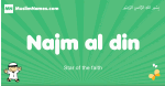 Najm-al-din arabic boys name and meaning, quranic boys name Najm-al-din