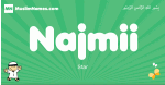 Najmii arabic boys name and meaning, quranic boys name Najmii