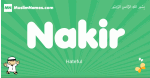Nakir arabic boys name and meaning, quranic boys name Nakir