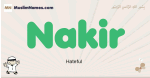 Nakir muslim boys name and meaning, islamic boys name Nakir