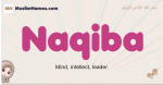 Naqiba muslim girls name and meaning, islamic girls name Naqiba