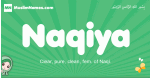 Naqiya arabic girl name and meaning, quranic girls name Naqiya
