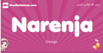 Narenja arabic girls name and meaning, muslim girl name Narenja