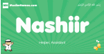Nashiir arabic boys name and meaning, quranic boys name Nashiir