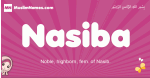Nasiba arabic girls name and meaning, muslim girl name Nasiba