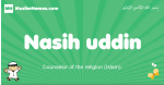 Nasih-uddin arabic boys name and meaning, quranic boys name Nasih-uddin