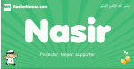 Nasir arabic boys name and meaning, quranic boys name Nasir