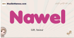 Nawel muslim girls name and meaning, islamic girls name Nawel