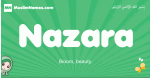 Nazara arabic girl name and meaning, quranic girls name Nazara