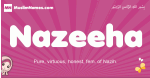 Nazeeha arabic girls name and meaning, muslim girl name Nazeeha