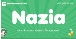 Nazia arabic girl name and meaning, quranic girls name Nazia