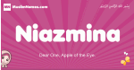 Niazmina arabic girls name and meaning, muslim girl name Niazmina