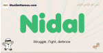 Nidal muslim boys name and meaning, islamic boys name Nidal