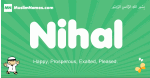 Nihal arabic boys name and meaning, quranic boys name Nihal