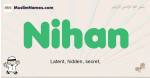 Nihan muslim boys name and meaning, islamic boys name Nihan
