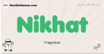 Nikhat muslim boys name and meaning, islamic boys name Nikhat