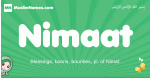 Nimaat arabic girl name and meaning, quranic girls name Nimaat