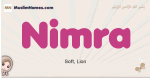 Nimra muslim girls name and meaning, islamic girls name Nimra