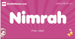 Nimrah arabic girls name and meaning, muslim girl name Nimrah