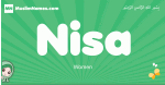 Nisa arabic girl name and meaning, quranic girls name Nisa