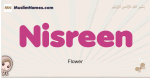 Nisreen muslim girls name and meaning, islamic girls name Nisreen