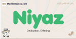 Niyaz muslim boys name and meaning, islamic boys name Niyaz