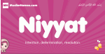 Niyyat arabic girls name and meaning, muslim girl name Niyyat