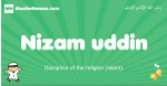 Nizam-uddin arabic boys name and meaning, quranic boys name Nizam-uddin