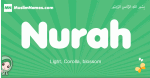 Nurah arabic girl name and meaning, quranic girls name Nurah